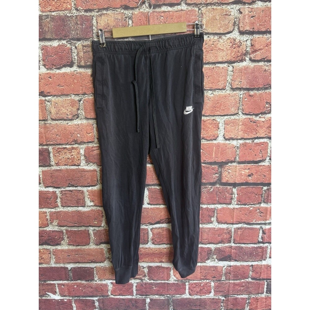 Nike Sweatpants Men's Small Sportswear Club Jersey Joggers Black BV2762-010